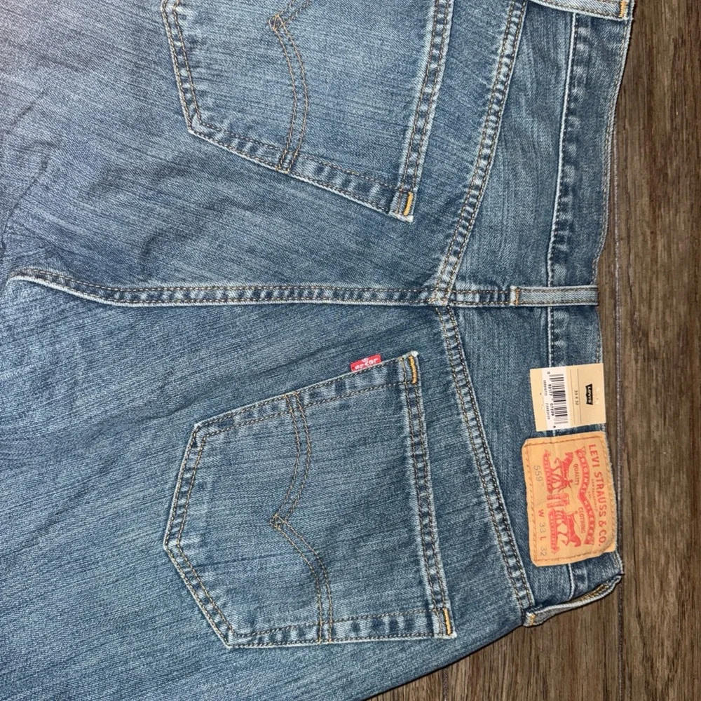 Levis 559 Jeans Relaxed Straight 100% Cotton Size 33x32 NEW Adult Denim - Picture 12 of 12